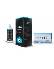 Air Optix Aqua 6 szt. + EyeLove Comfort 500 ml + 100 ml