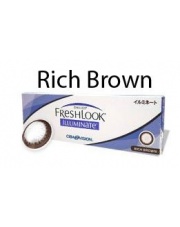 Freshlook Illuminate BROWN 1-Day 10 szt., moc: 0,00 (PLAN)