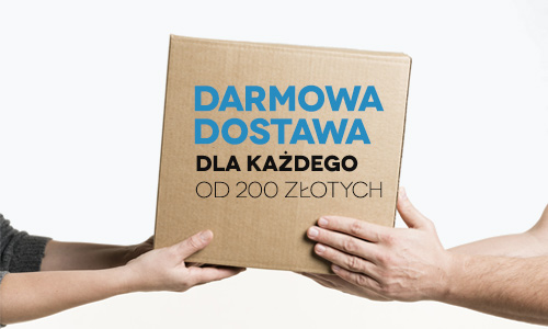 darmowa dostawa od 200 złotych