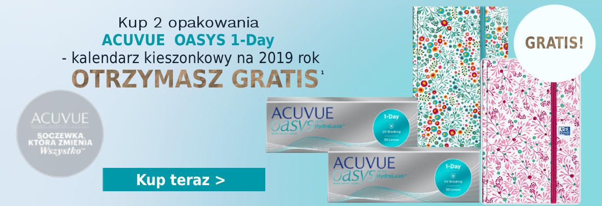 Promocja Acuvue Oasys kalendarz gratis