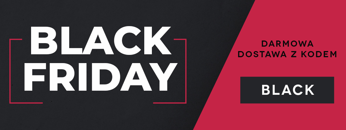 Darmowa dostawa z okazji Black Friday z kodem BLACK!